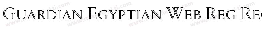 Guardian Egyptian Web Reg Regular字体转换